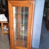 Louis Philippe cherry wood display case 180 cm