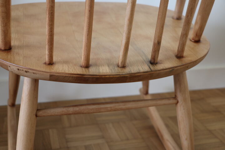 Scandinavian rocking-chair light beech