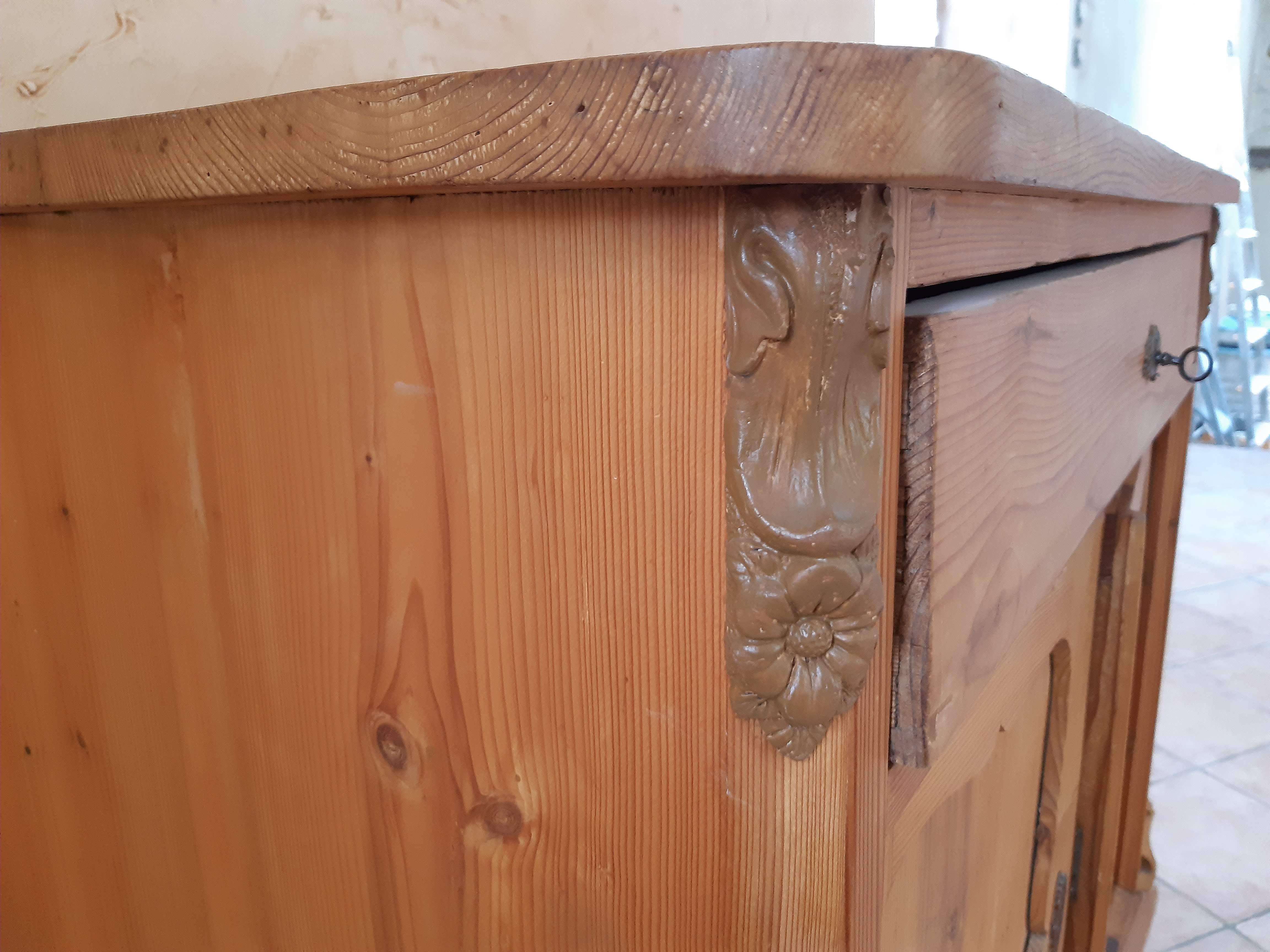Buffet 19th austrian pine solid work