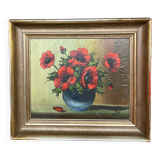 Van dijk. still life with poppies.