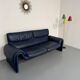 De Sede ds-2011 vintage leather sofa for 2/3 people, 1980s design.