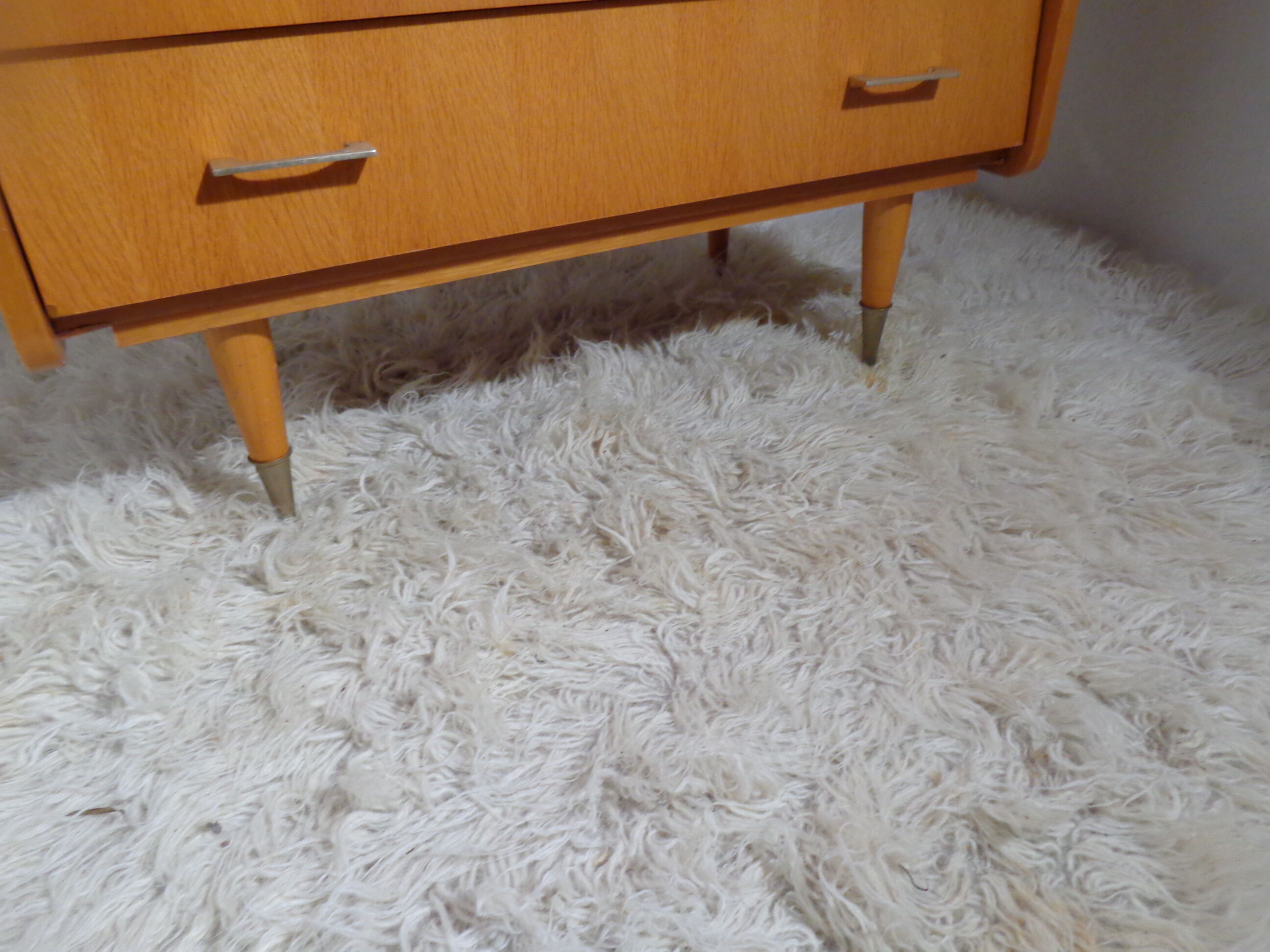 Vintage chest of drawers from the 60s in light wood