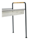 Carl Aubock Jardinière, table ou banc pour plantes, bac à fleurs, fer et osier