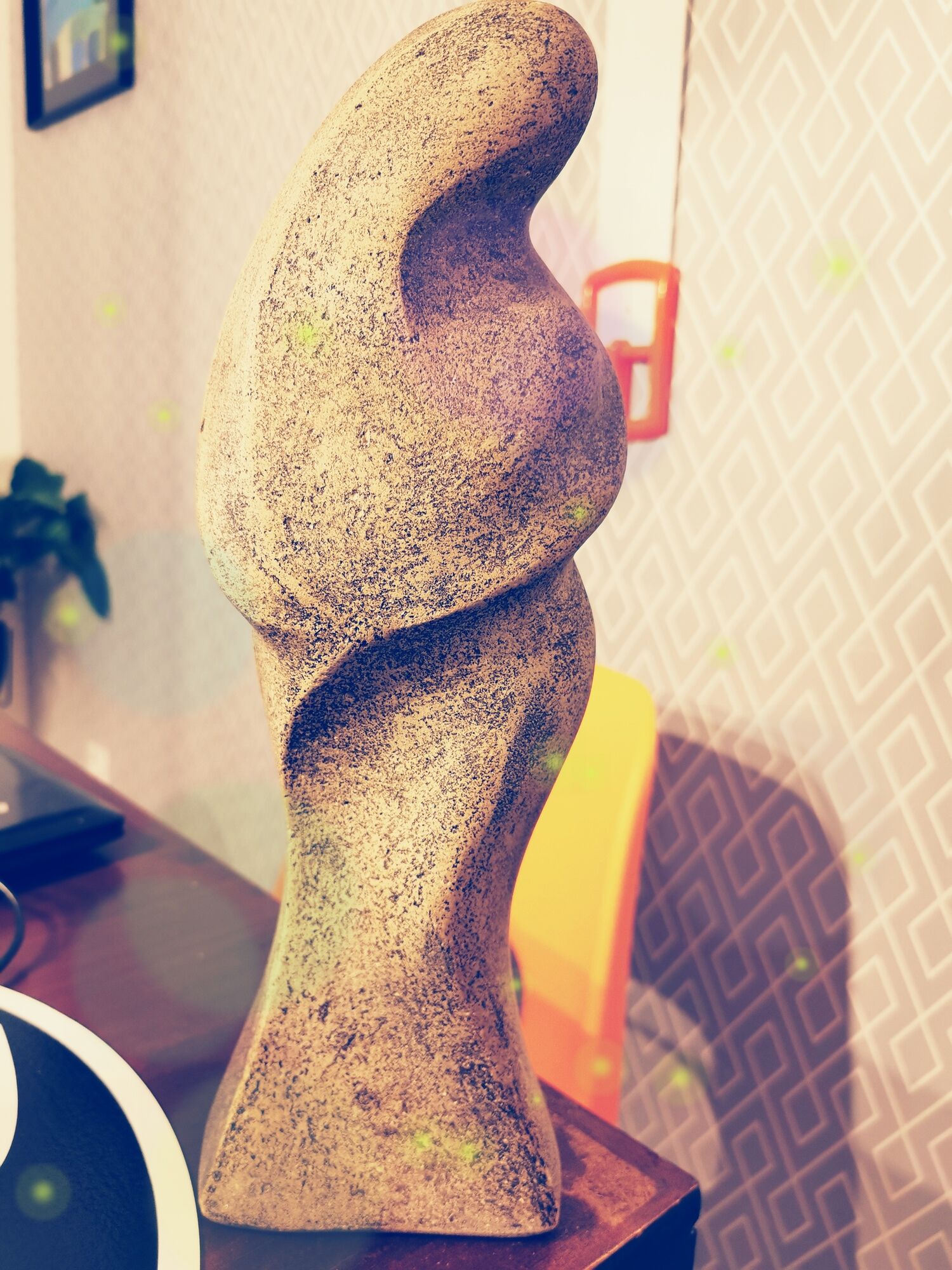 Contemporary modernist statue