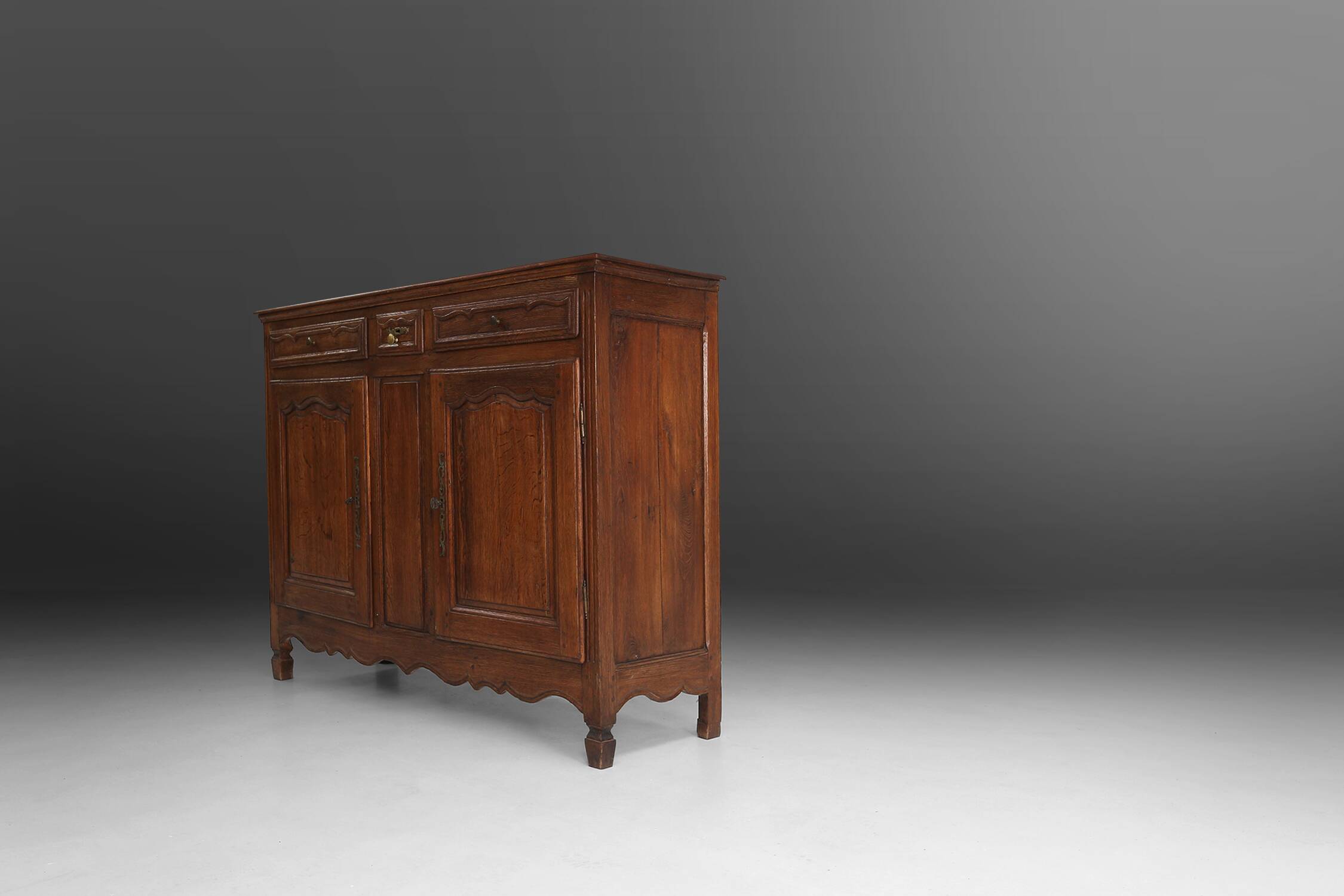 Rustic Flemish Cabinet, 1850s