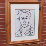 Contemporary Artisan Portrait Painting, in the Style of Henri Matisse