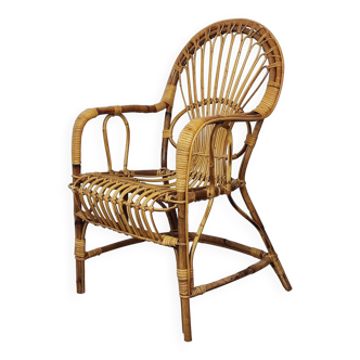 Rattan armchair 60'