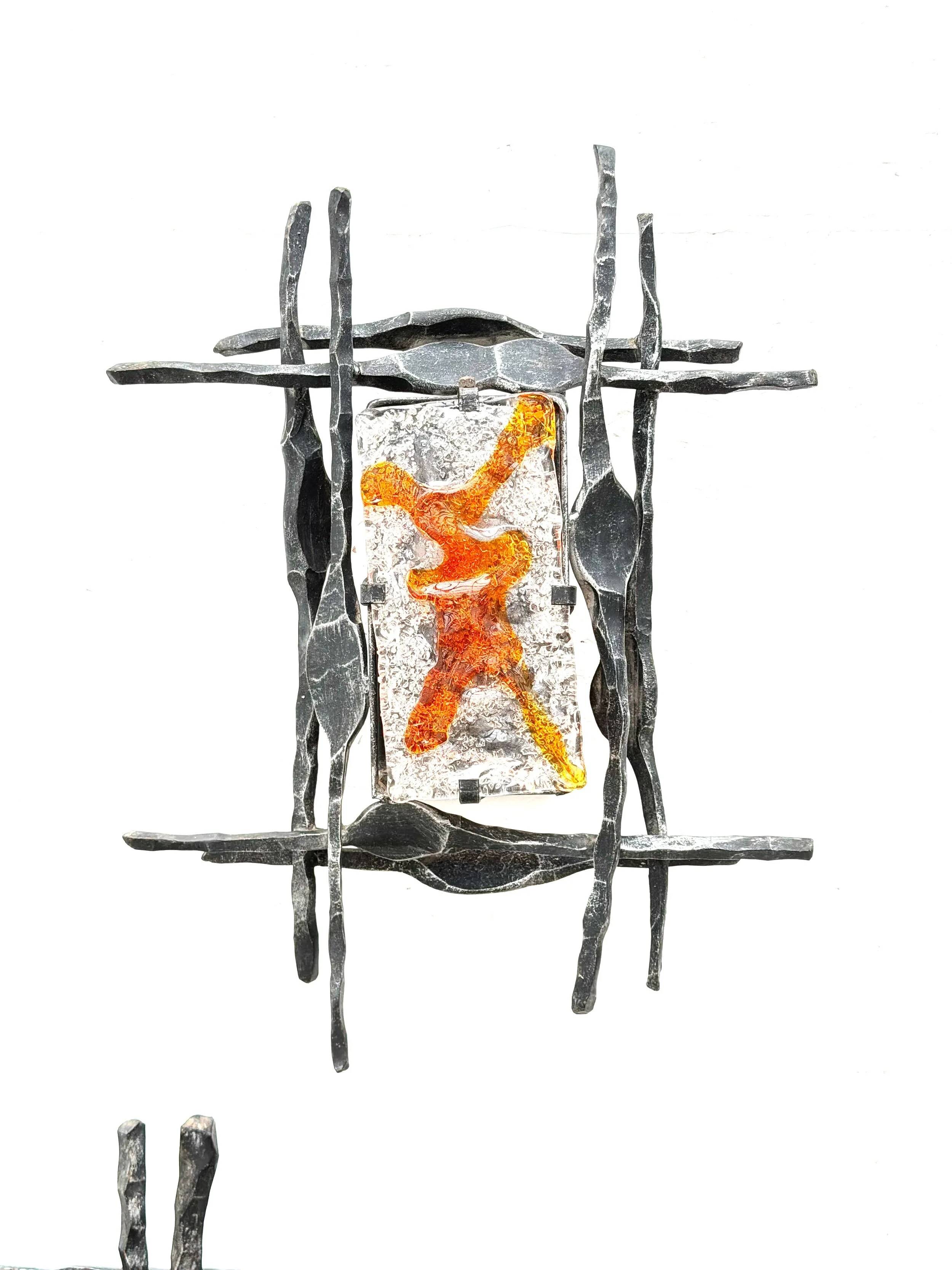 Pair of wall lights by Tom Ahlstrom & Hans Ehrlich, Sweden 1960