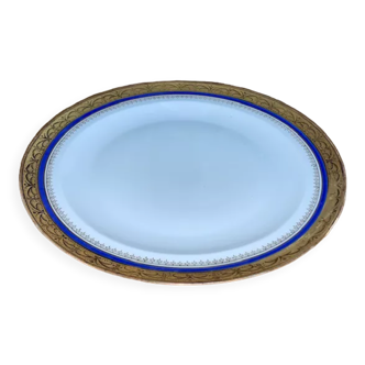 Assiette plate en porcelaine