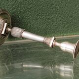 Silver-plated candlestick, late 19th century.