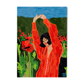RED FLOWERS -Produit pop-up british-