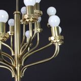 Lustre en laiton années 1970