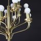 Brass chandelier 1970s