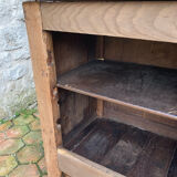 Antique wooden confit pot.