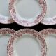 6 vintage ironstone dinner plates - Moulin des Loups - Athens pattern