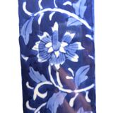 Blue and white porcelain umbrella stand, landscape decoration, 1970s-1990s