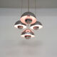 Set of four Verner Panton "Flower pot" pendant lights, Denmark