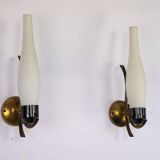Pair of Mid-Century sconces, Italy 1950s