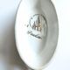 Vintage sauce boat L'Amandinoise model Paola white cream flowers