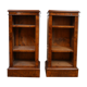 Paire de bibliothèques en bois de noix