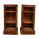 Paire de bibliothèques en bois de noix