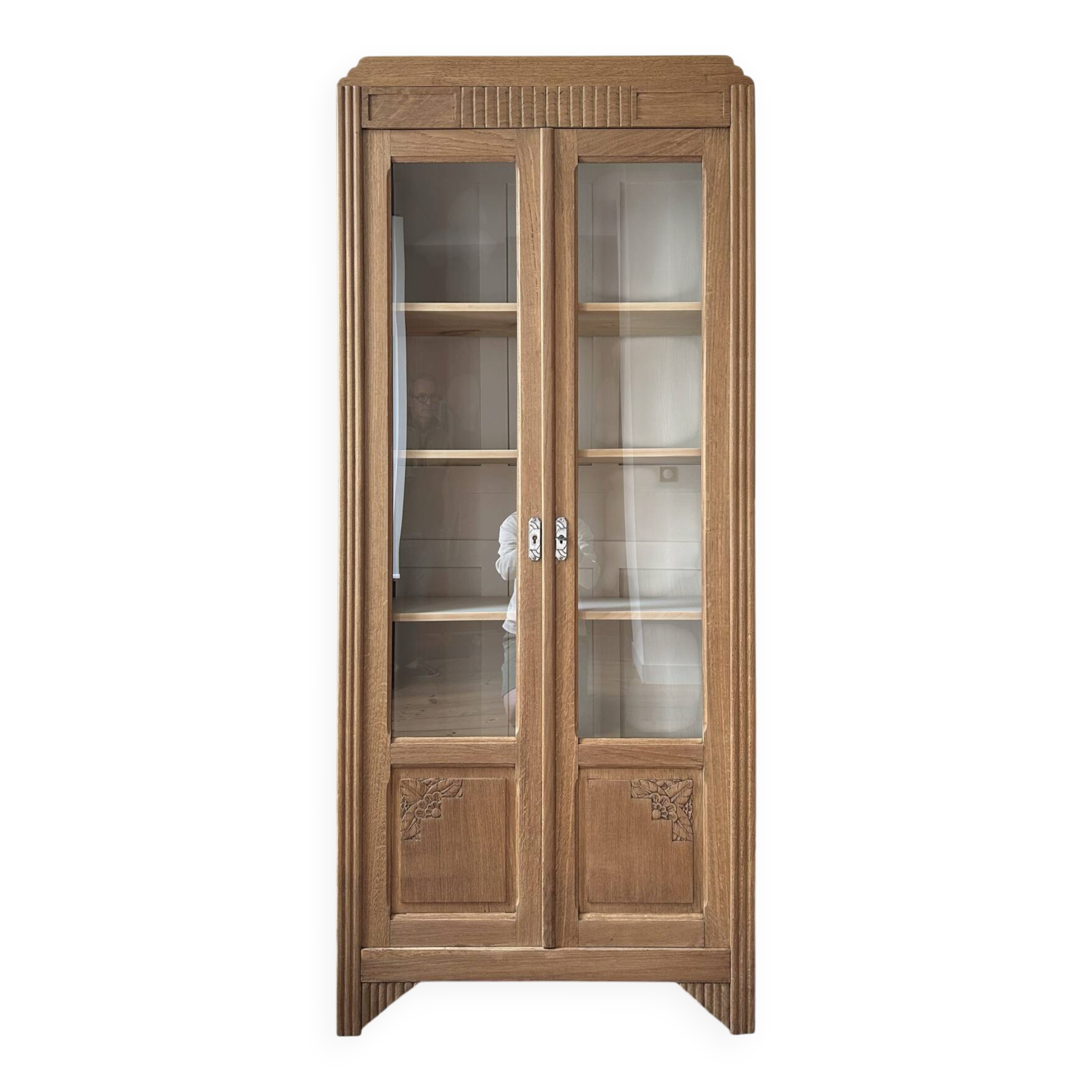 Art Deco glass cabinet (renovated)