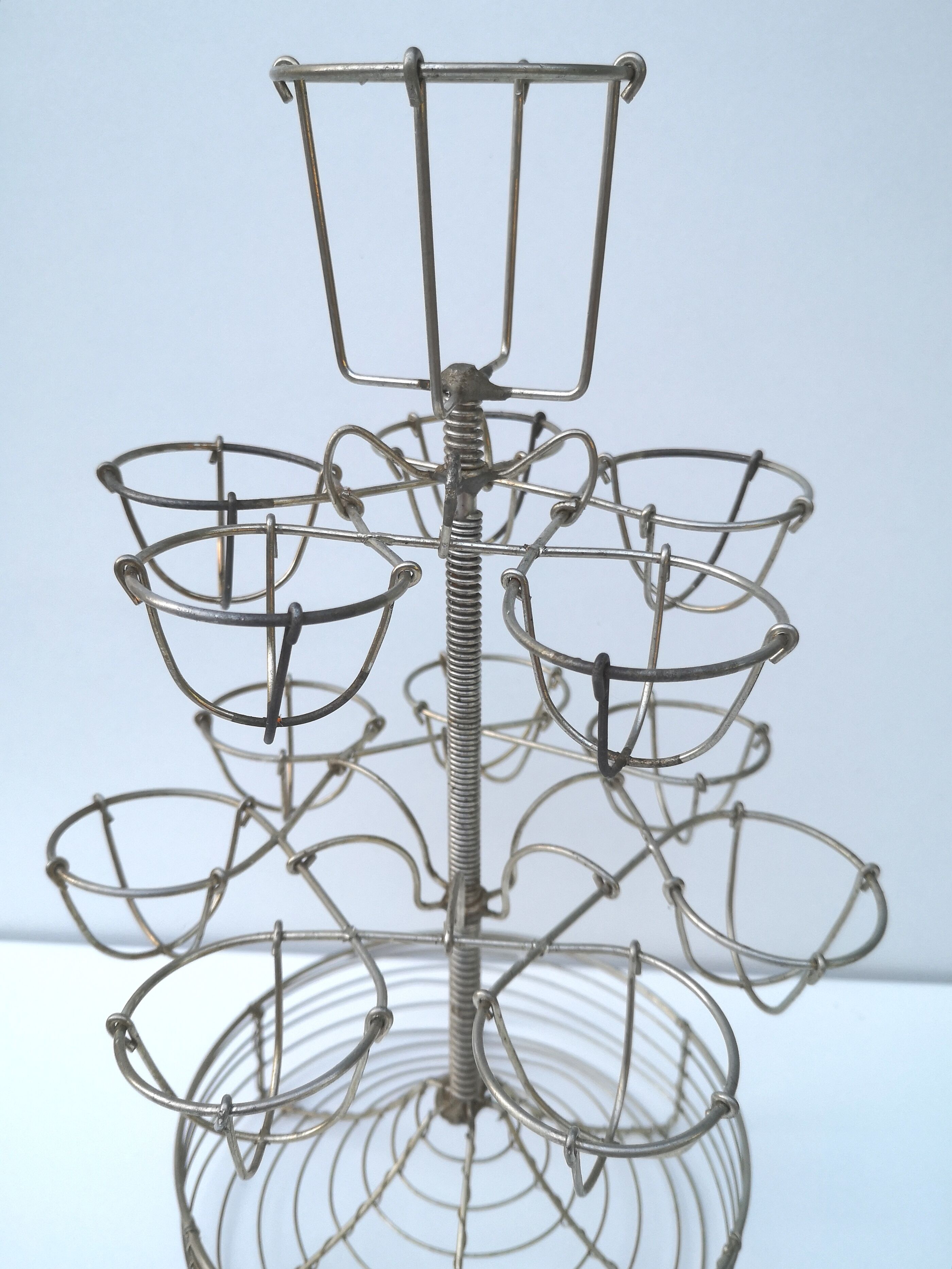 Old countertop egg display