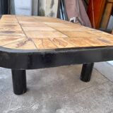 Coffee table signed Roger Capron model Garrigue