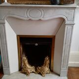 Pair of gilded bronze channels Louis XV style