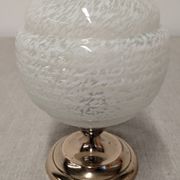 Art Deco bedside or ambient lamp in glass from Clichy, France, circa 1920.