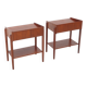 Tables de chevet par Børge Mogensen pour Soborg Mobler, années 1950, lot de 2