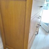 1950s varnished oak dresser