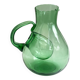 Large green glass cooling jug