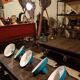 Lamp shade green blue