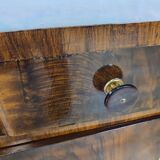 Pair of Art Decò bedside tables in mahogany