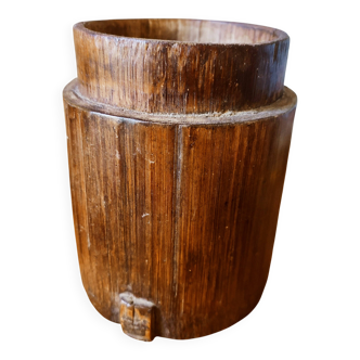 Antique bamboo pot