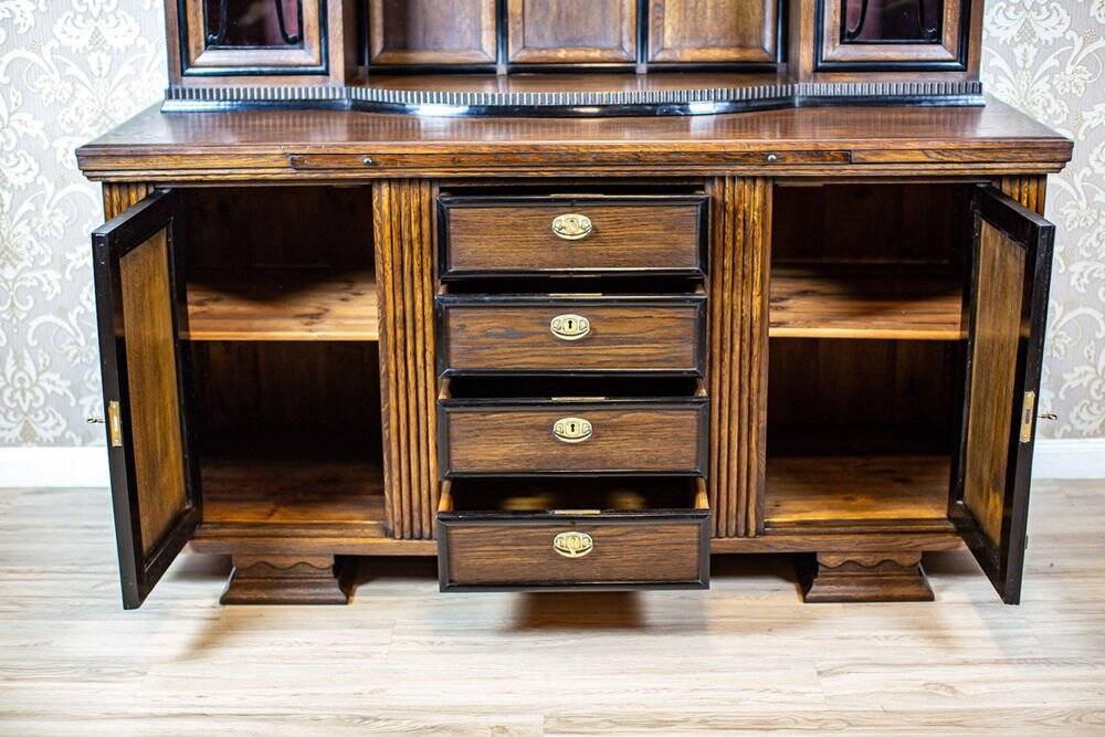 Vintage Buffet in Oak Burl, 1930s
