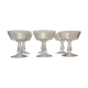 Lot of 6 cups champagne crystal baccarat model greek