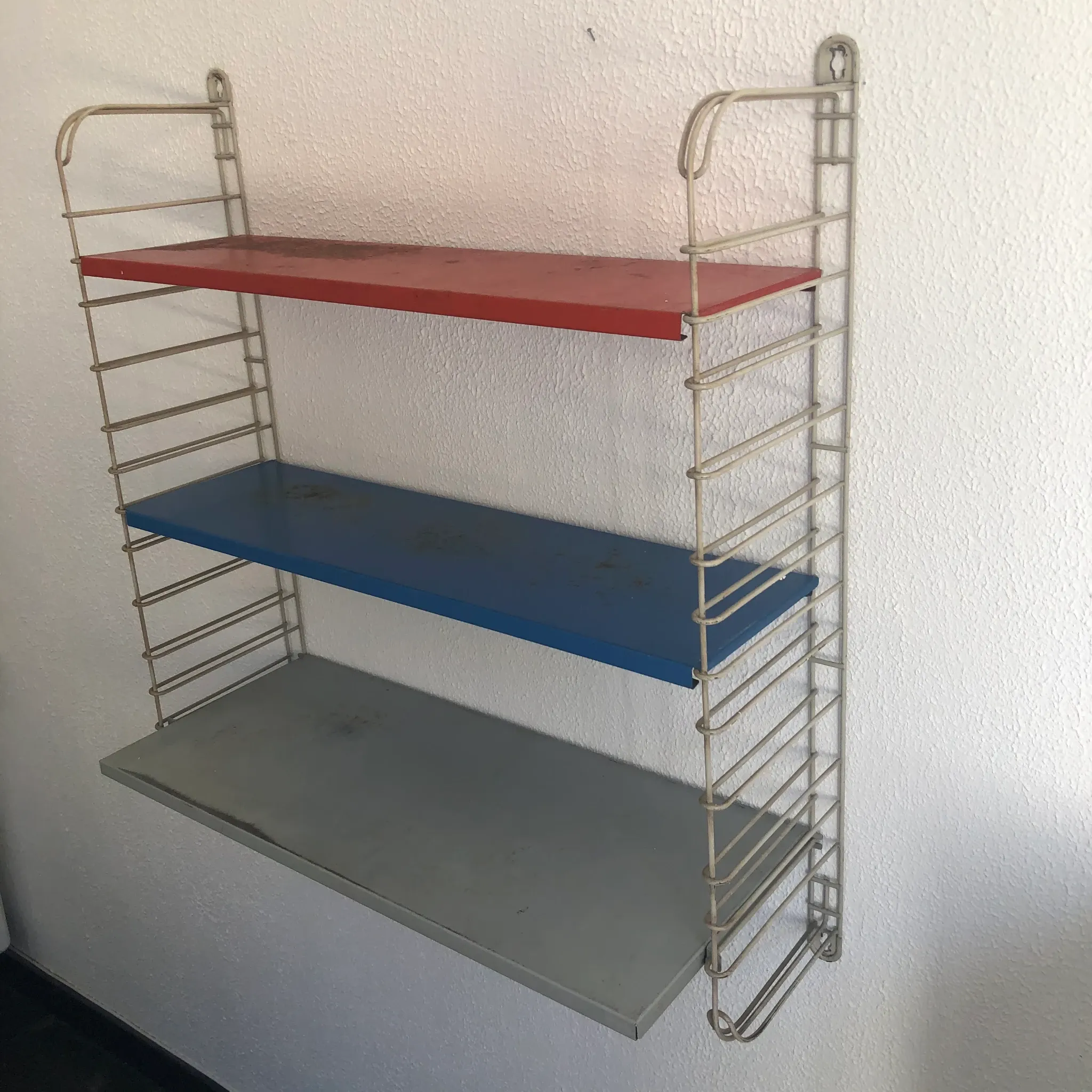 Vintage shelf 1950 taken design A. Dekker - 70 x 68 x 20 cm