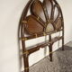 Rattan headboard "flower"
