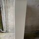 Vintage Parisian wardrobe, pale yellow lacquer, one door, three shelves, one drawer