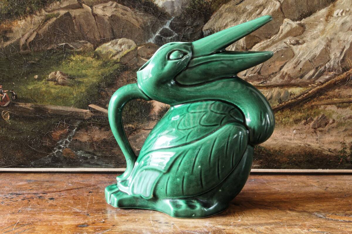 Poet Laval Ceramic Pelican Pitcher