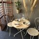 Table ronde de jardin