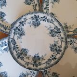 6 Terre de fer dessert plates