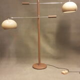 Space Age Counterbalance or Counterweight Floor Lamp with 2 Mushroom Shades from Dijkstra Lampen, 19