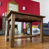 Farmhouse table in solid oak