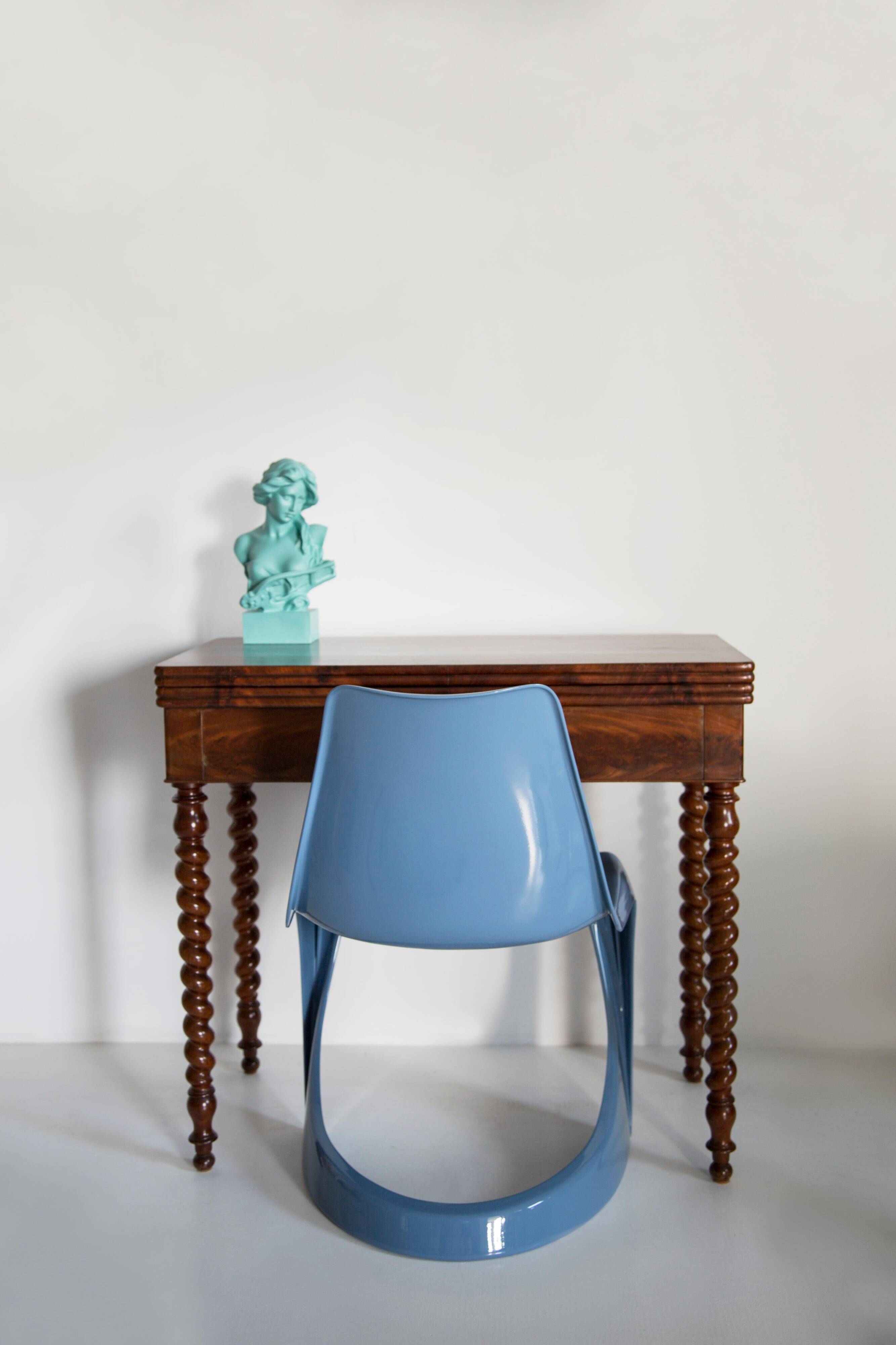 Chaise Mid Century Bleu Cado, Steen Østergaard, Europe, 1960s