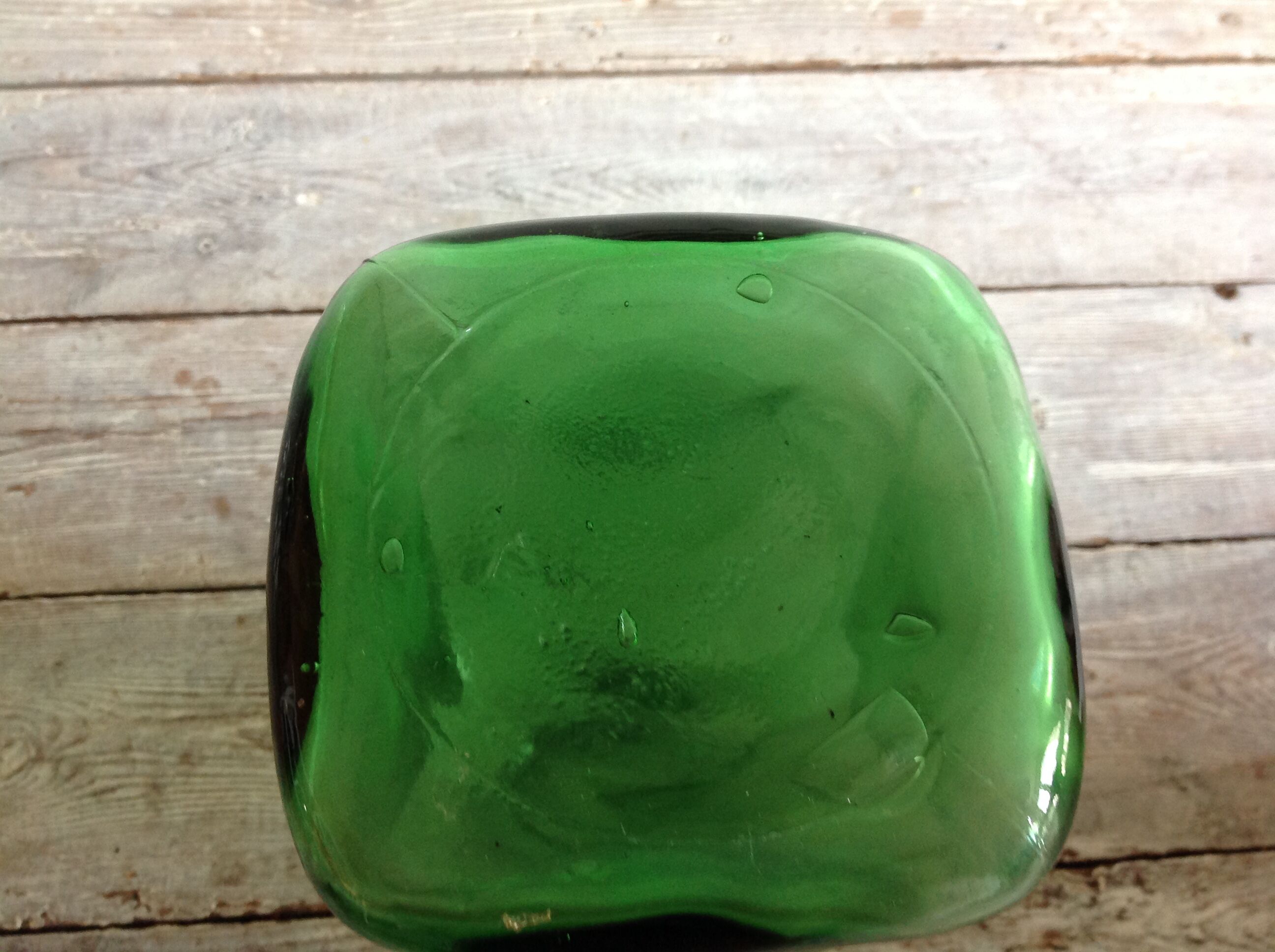 Carafe verte vintage
