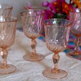 Rosaline Luminarc Arcoroc Pink Red Wine Glasses