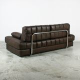 DS-85 Vintage Brown Leather Sofa by De Sede
